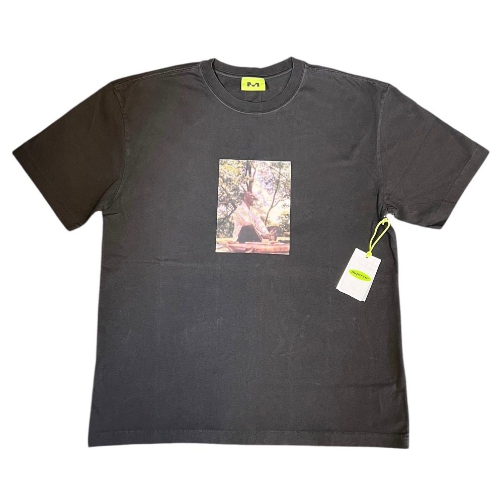 Supervsn Inside Out Kobe Bryant Graphic‎ T-Shirt Charcoal Black Photo Print Sz M